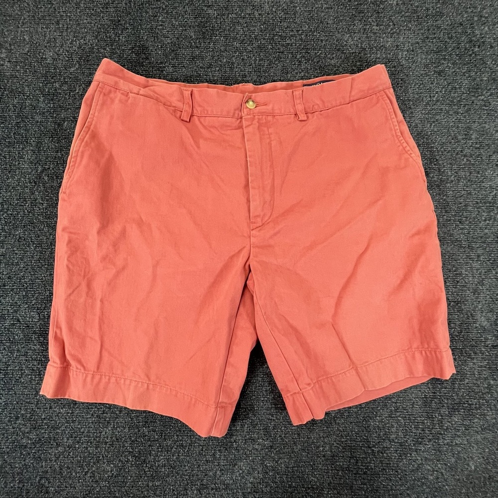 Polo Ralph Lauren Shorts Mens‎ 35 Flat Front Classic Chino Preppy Casual Summer